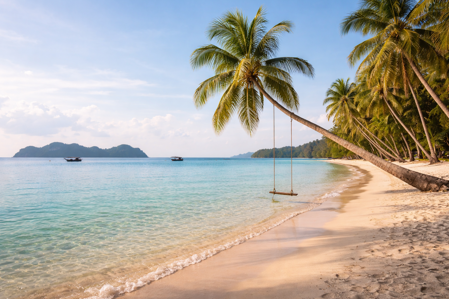 Gulf coast calm beach day